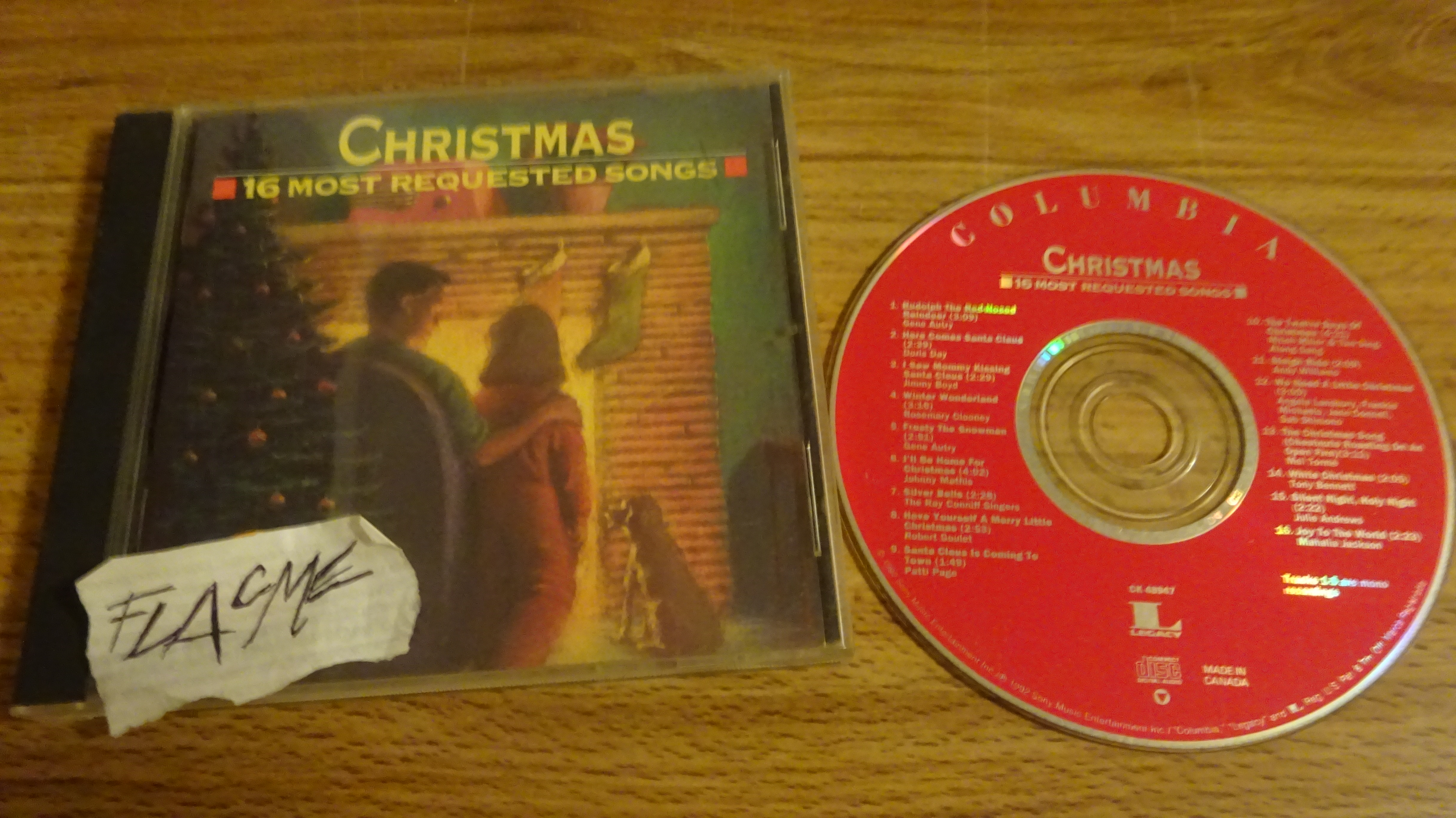 VA  -  Christmas: 16 Most Requested Songs (1992) .flac  - 778 Kbps